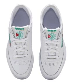 Reebok Club C 85 Int-White/Green -Chaussures Promotion Boutique 100000155 5