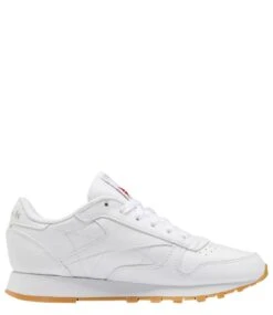 Classic Leather Ftwr White/Pure Grey/Reebok Rubber Gum -Chaussures Promotion Boutique 100008495 4
