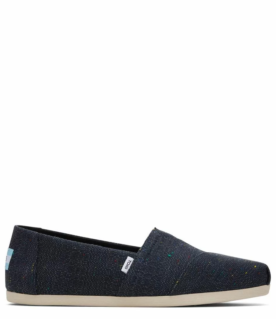 Toms Alpargate Speckled Recycled Cotton Black 1 Toms Alpargate Speckled Recycled Cotton Black