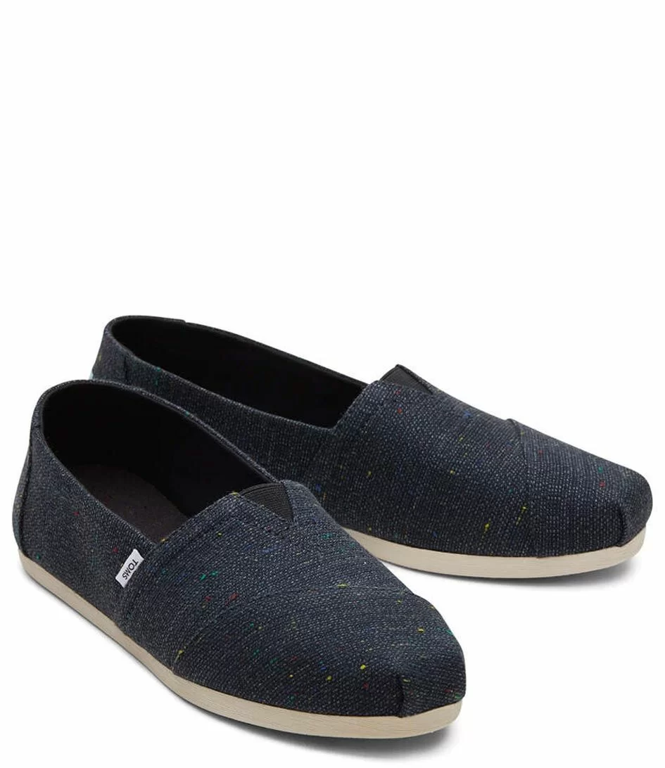 Toms Alpargate Speckled Recycled Cotton Black 2 Toms Alpargate Speckled Recycled Cotton Black – Image 2