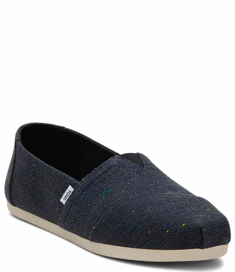 Toms Alpargate Speckled Recycled Cotton Black 4 Toms Alpargate Speckled Recycled Cotton Black – Image 4
