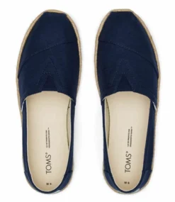 Toms Alpargata Recycled Cotton Rope Espadrille Navy -Chaussures Promotion Boutique 10019674 5 jpg