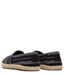 Toms Chunky Glob Woven Alrope Espadrilles Black 9 Toms Chunky Glob Woven Alrope Espadrilles Black -Chaussures Promotion Boutique 10019676 4