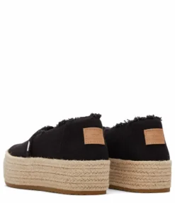 Toms Canvas Valcia Espadrilles Black -Chaussures Promotion Boutique 10019795 3 jpg
