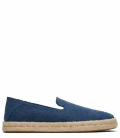 Toms Santiago Espadrille Recycled Cotton Navy