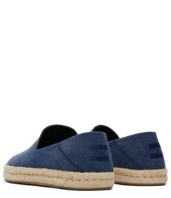 Toms Santiago Espadrille Recycled Cotton Navy -Chaussures Promotion Boutique 10019868 3