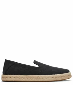 Toms Santiago Espadrilles Recycled Cotton Black