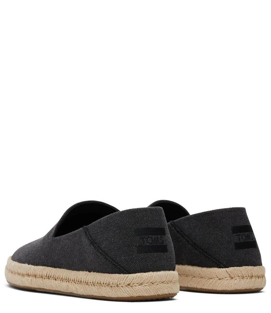 Toms Santiago Espadrilles Recycled Cotton Black 3 Toms Santiago Espadrilles Recycled Cotton Black – Image 3