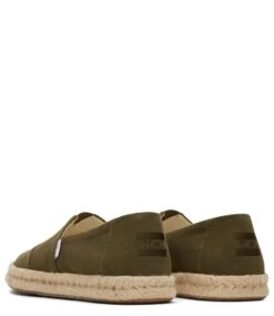 Toms Alpargata Rope 2.0 Recycled Cotton Olive -Chaussures Promotion Boutique 10019899 3