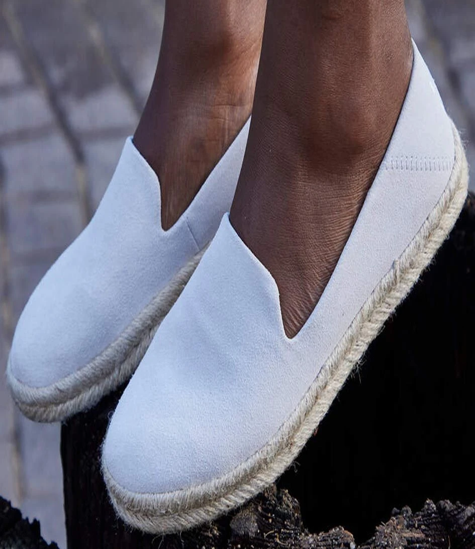 Toms Putty Suede Santiago Espadrilles Grey 2 Toms Putty Suede Santiago Espadrilles Grey – Image 2