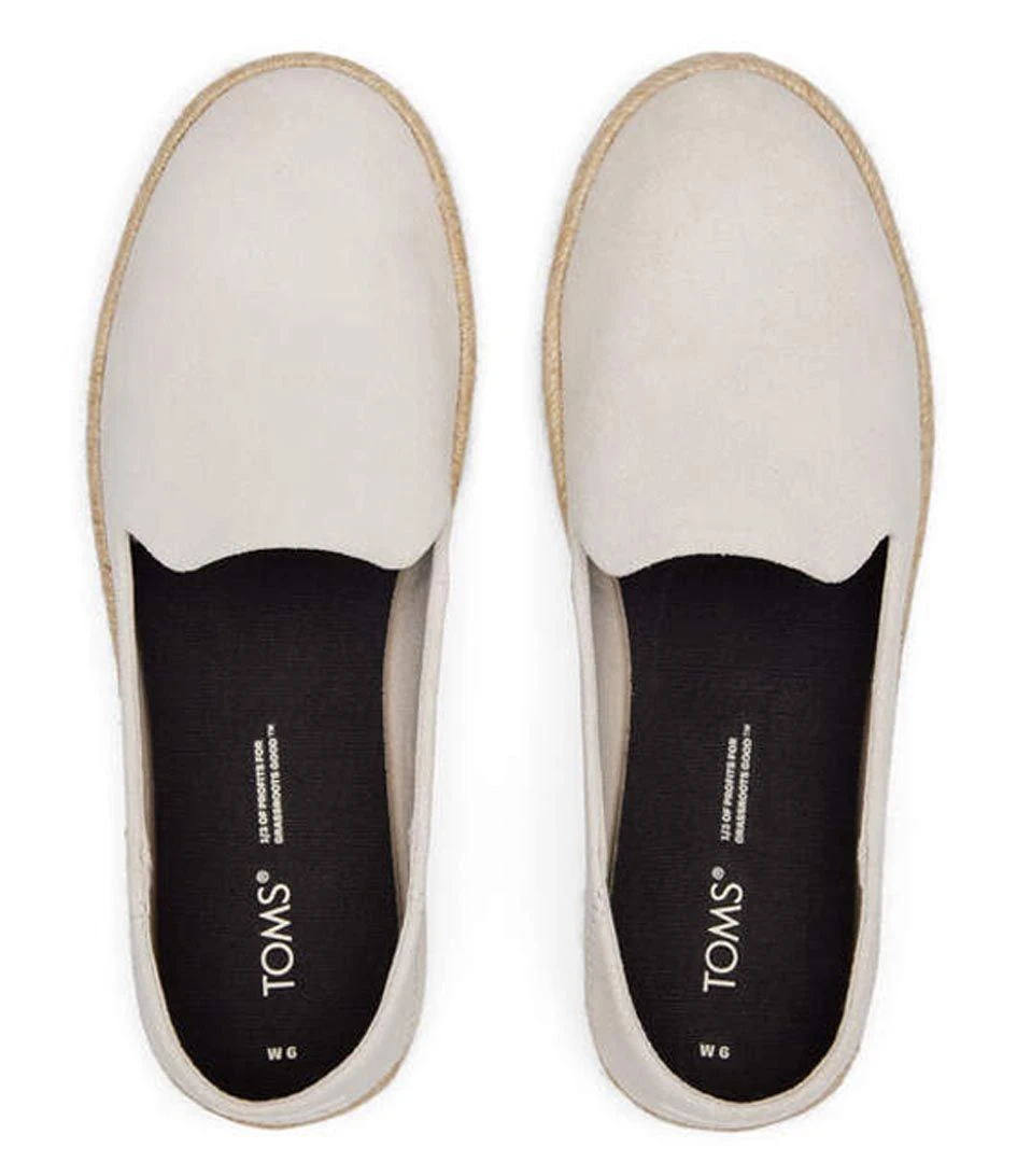 Toms Putty Suede Santiago Espadrilles Grey 5 Toms Putty Suede Santiago Espadrilles Grey – Image 5