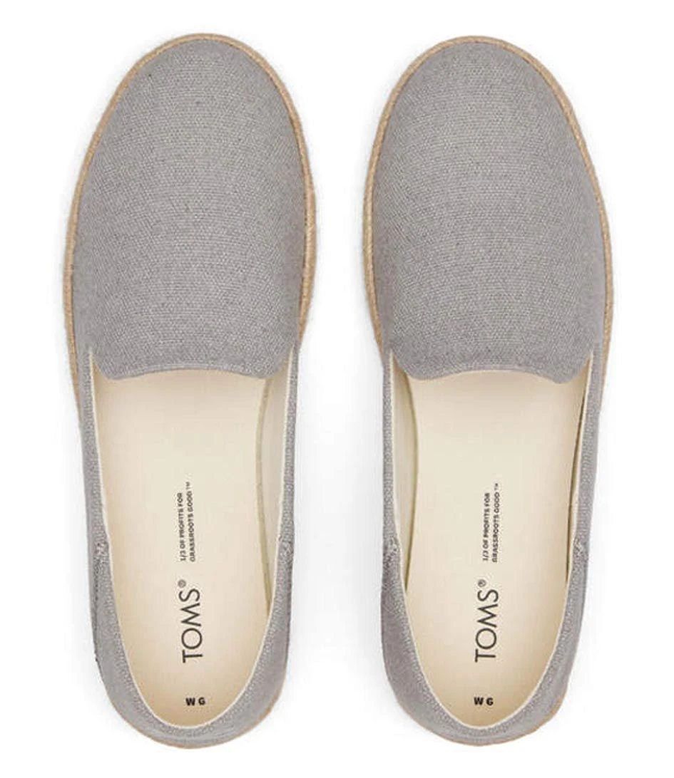 Toms Santiago Recycled Cotton Canvas Grey 5 Toms Santiago Recycled Cotton Canvas Grey – Image 5