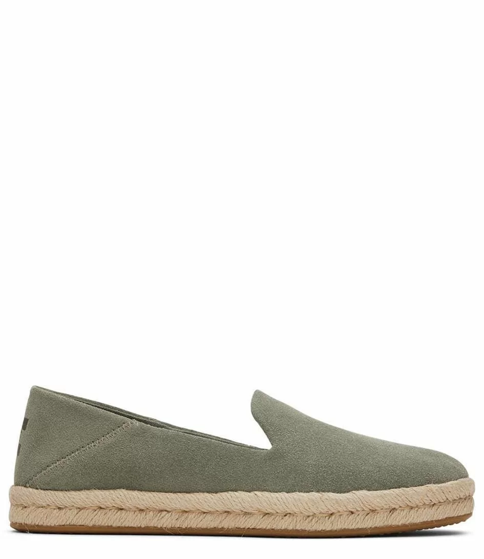 Toms Santiago Suede Espadrilles Grey 1 Toms Santiago Suede Espadrilles Grey