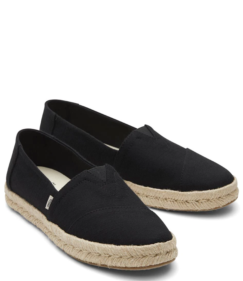 Toms Alpargata Rope 2.0 Espadrille Black 2 Toms Alpargata Rope 2.0 Espadrille Black – Image 2