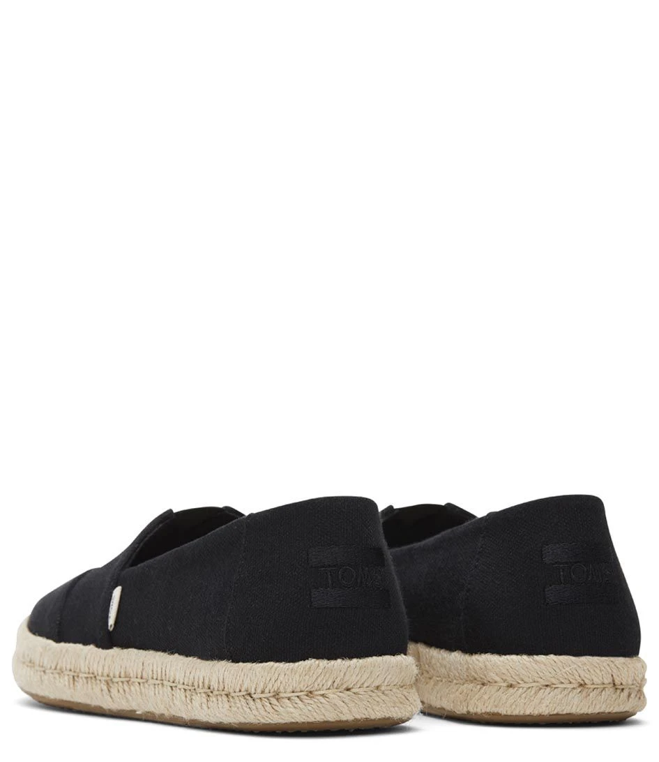Toms Alpargata Rope 2.0 Espadrille Black 3 Toms Alpargata Rope 2.0 Espadrille Black – Image 3