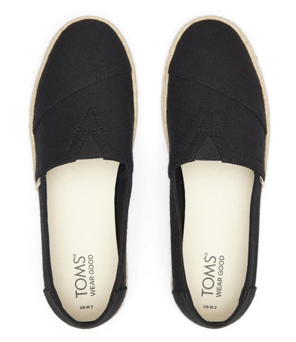 Toms Alpargata Rope 2.0 Espadrille Black 4 Toms Alpargata Rope 2.0 Espadrille Black – Image 4