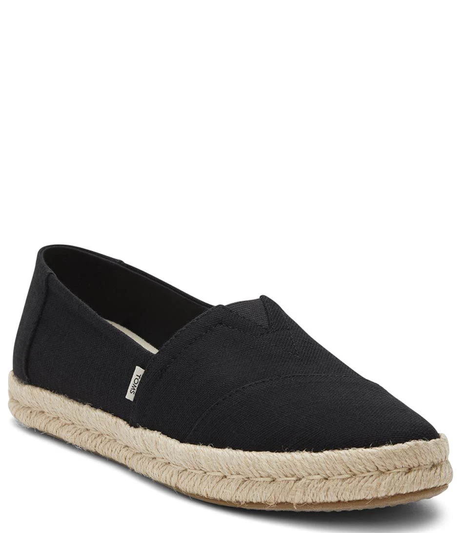 Toms Alpargata Rope 2.0 Espadrille Black 5 Toms Alpargata Rope 2.0 Espadrille Black – Image 5