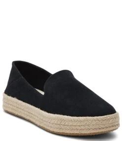 Toms Carolina Espadrille Black -Chaussures Promotion Boutique 10020690 001 5