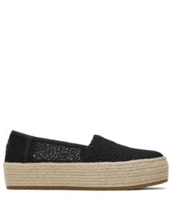 Toms Valencia Espadrille Black