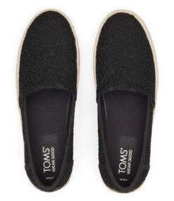 Toms Valencia Espadrille Black -Chaussures Promotion Boutique 10020701 001 4