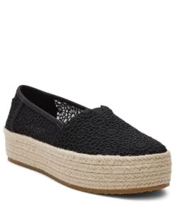 Toms Valencia Espadrille Black -Chaussures Promotion Boutique 10020701 001 5
