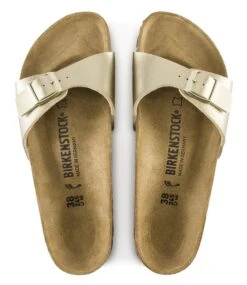 Birkenstock Madrid BF Narrow Gold 10 Birkenstock Madrid BF Narrow Gold -Chaussures Promotion Boutique 1016107 gold 5