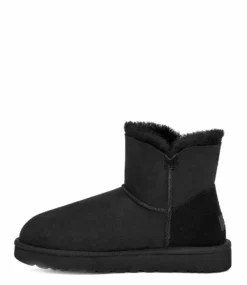 Ugg Mini Bailey Button II Black -Chaussures Promotion Boutique 1016422 4 jpg