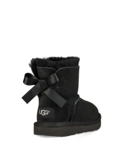 Ugg Mini Bailey Bow II Black -Chaussures Promotion Boutique 1017397t blk 3