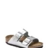 Birkenstock Arizona Kids Birko-Flor Electric Metallic Silver