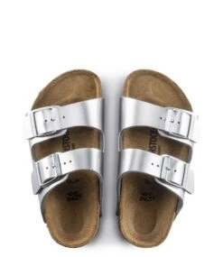 Birkenstock Arizona Kids BF Narrow Electric Metallic Silver -Chaussures Promotion Boutique 1019400 3