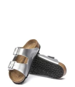 Birkenstock Arizona Kids BF Narrow Electric Metallic Silver -Chaussures Promotion Boutique 1019400 4