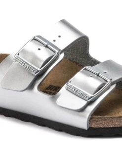 Birkenstock Arizona Kids BF Narrow Electric Metallic Silver -Chaussures Promotion Boutique 1019400 5