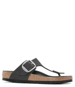 Birkenstock Gizeh Big Buckle Oiled Leather Narrow Black 8 Birkenstock Gizeh Big Buckle Oiled Leather Narrow Black -Chaussures Promotion Boutique 1023337 3
