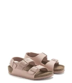 Birkenstock Milano Kids Vegan Textile Soft Pink -Chaussures Promotion Boutique 1024352 3