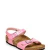 Birkenstock Rio Kids Birko-Flor Patent Narrow Candy Pink