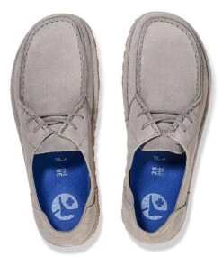 Birkenstock Utti Lace Suede Leather Regular Whale Gray -Chaussures Promotion Boutique 1027311 5