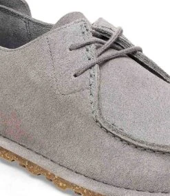 Birkenstock Utti Lace Suede Leather Regular Whale Gray -Chaussures Promotion Boutique 1027311 6
