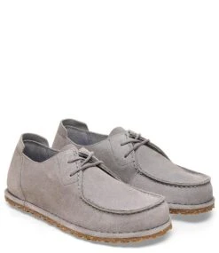 Birkenstock Utti Lace Suede Leather Narrow Whale Gray 8 Birkenstock Utti Lace Suede Leather Narrow Whale Gray -Chaussures Promotion Boutique 1027312 3