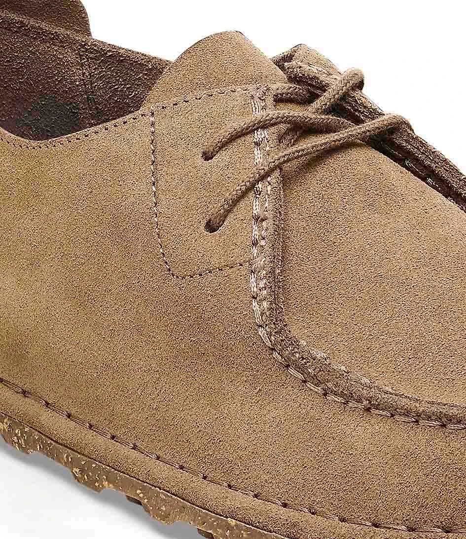 Birkenstock Utti Lace Suede Leather Narrow Gray Taupe 6 Birkenstock Utti Lace Suede Leather Narrow Gray Taupe – Image 6