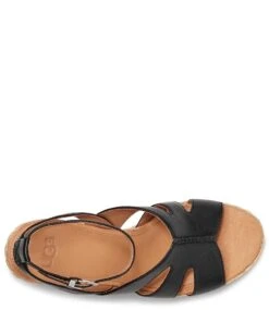 Ugg W Careena Black Leather 10 Ugg W Careena Black Leather -Chaussures Promotion Boutique 1128251 blle 5