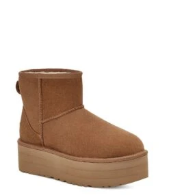 Ugg Classic Mini Platform Chestnut -Chaussures Promotion Boutique 1134991 che 3