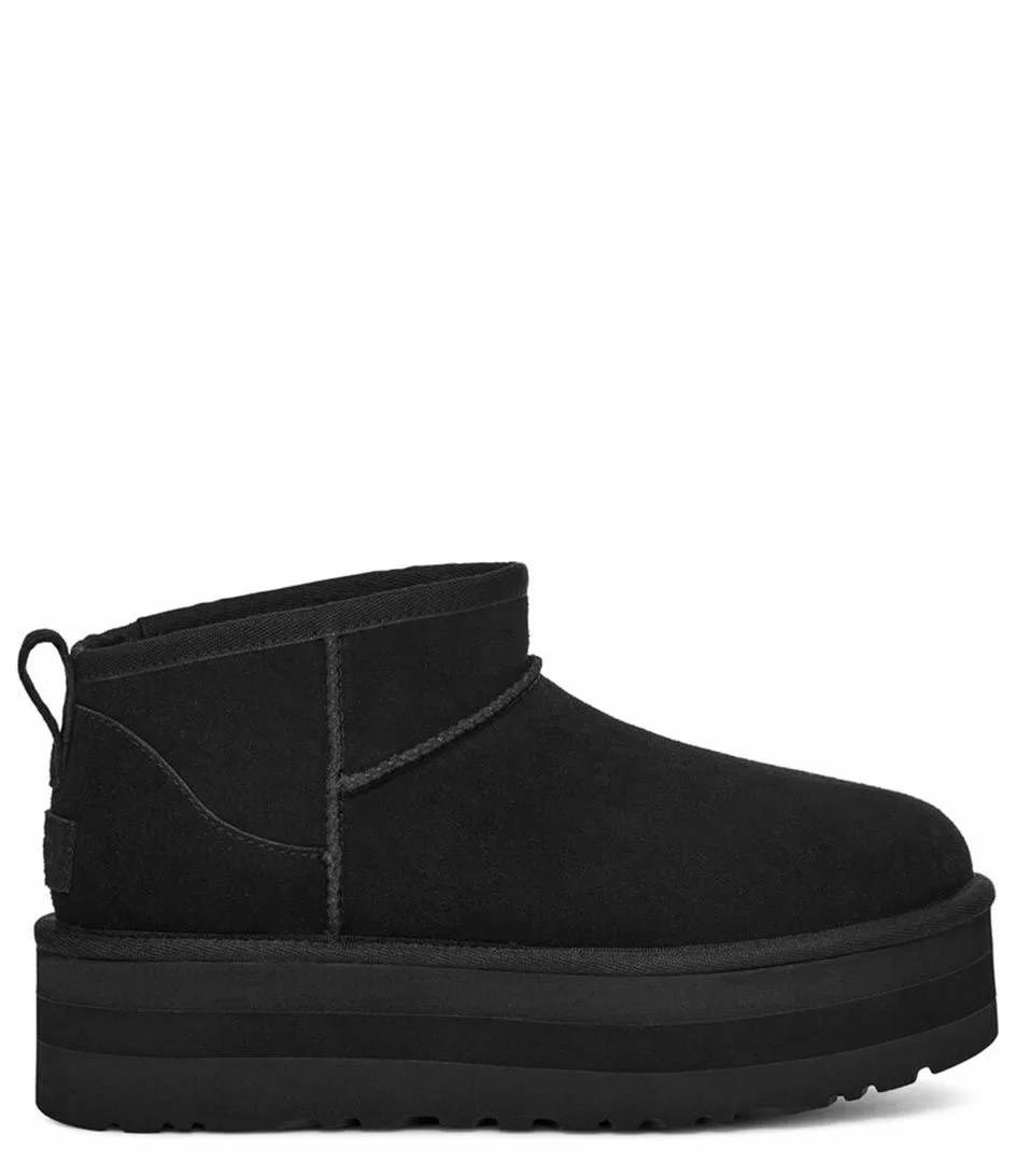 Ugg W Classic Ultra Mini Platform Black 1 Ugg W Classic Ultra Mini Platform Black