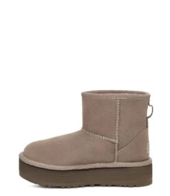 Ugg Kids Classic Mini Platform Smoke Plum 8 Ugg Kids Classic Mini Platform Smoke Plum -Chaussures Promotion Boutique 1143700k skp 3