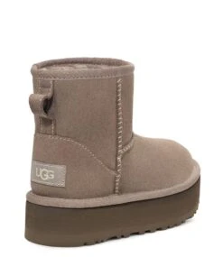 Ugg Kids Classic Mini Platform Smoke Plum 9 Ugg Kids Classic Mini Platform Smoke Plum -Chaussures Promotion Boutique 1143700k skp 4
