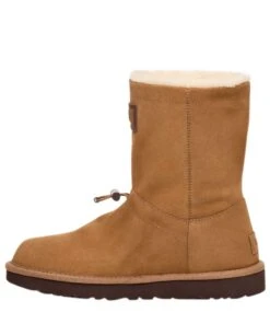 Ugg W Classic Short Toggler Chestnut -Chaussures Promotion Boutique 1143938 che 4