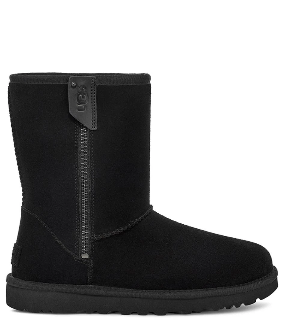Ugg W Classic Short Bailey Zip Black 1 Ugg W Classic Short Bailey Zip Black