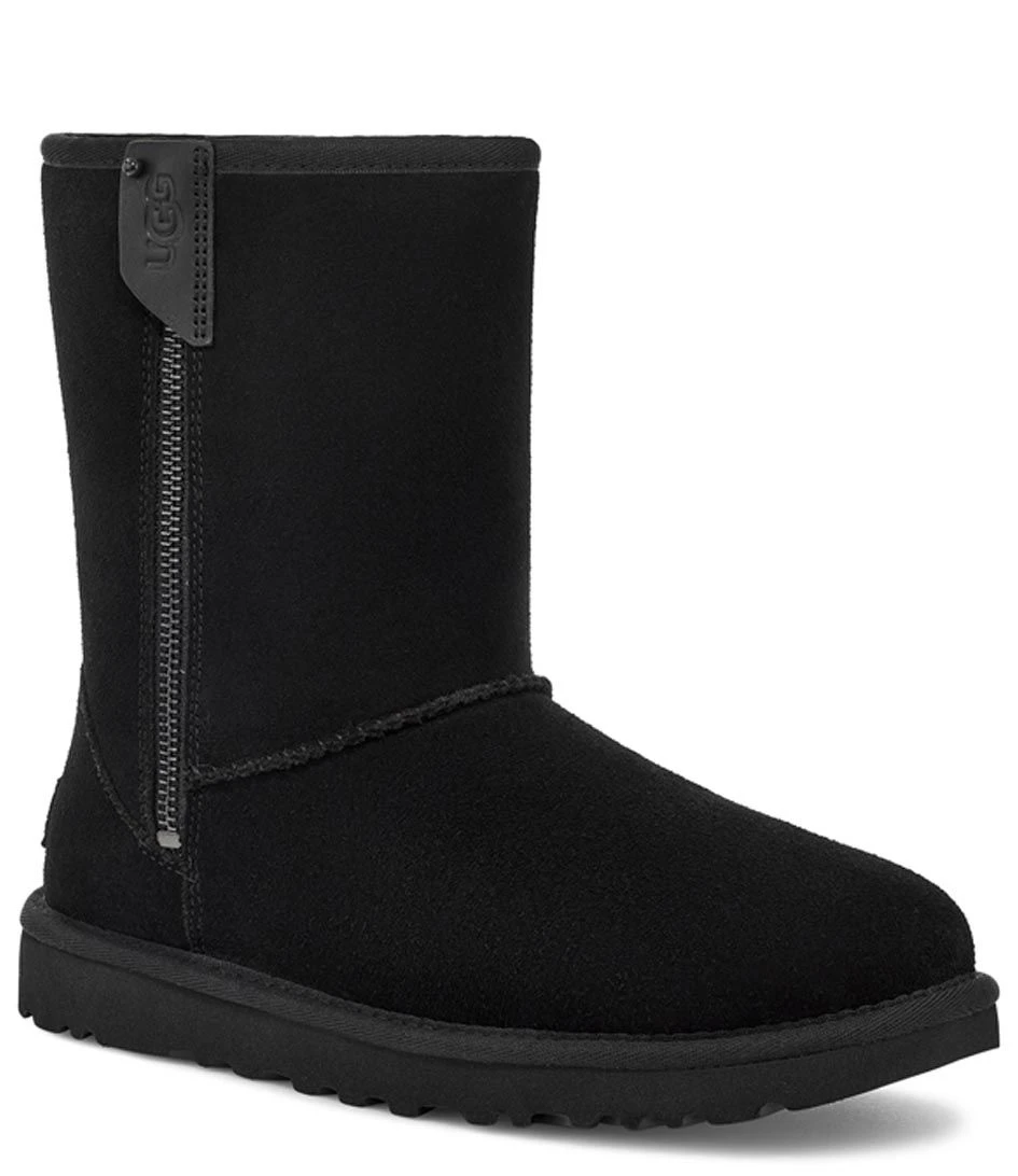 Ugg W Classic Short Bailey Zip Black 2 Ugg W Classic Short Bailey Zip Black – Image 2