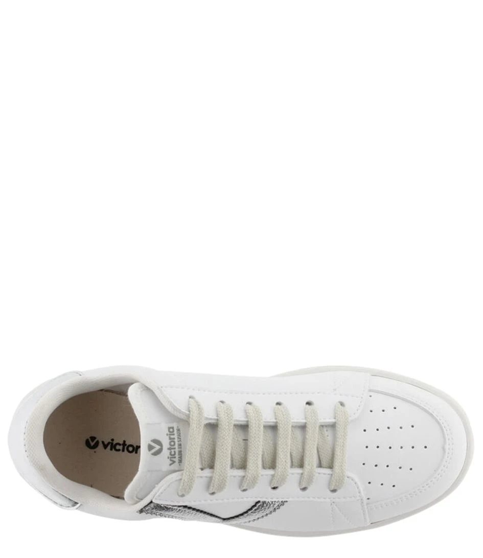 VICTORIA Madrid Basket Efecto Piel & Metal Plata 4 VICTORIA Madrid Basket Efecto Piel & Metal Plata – Image 4