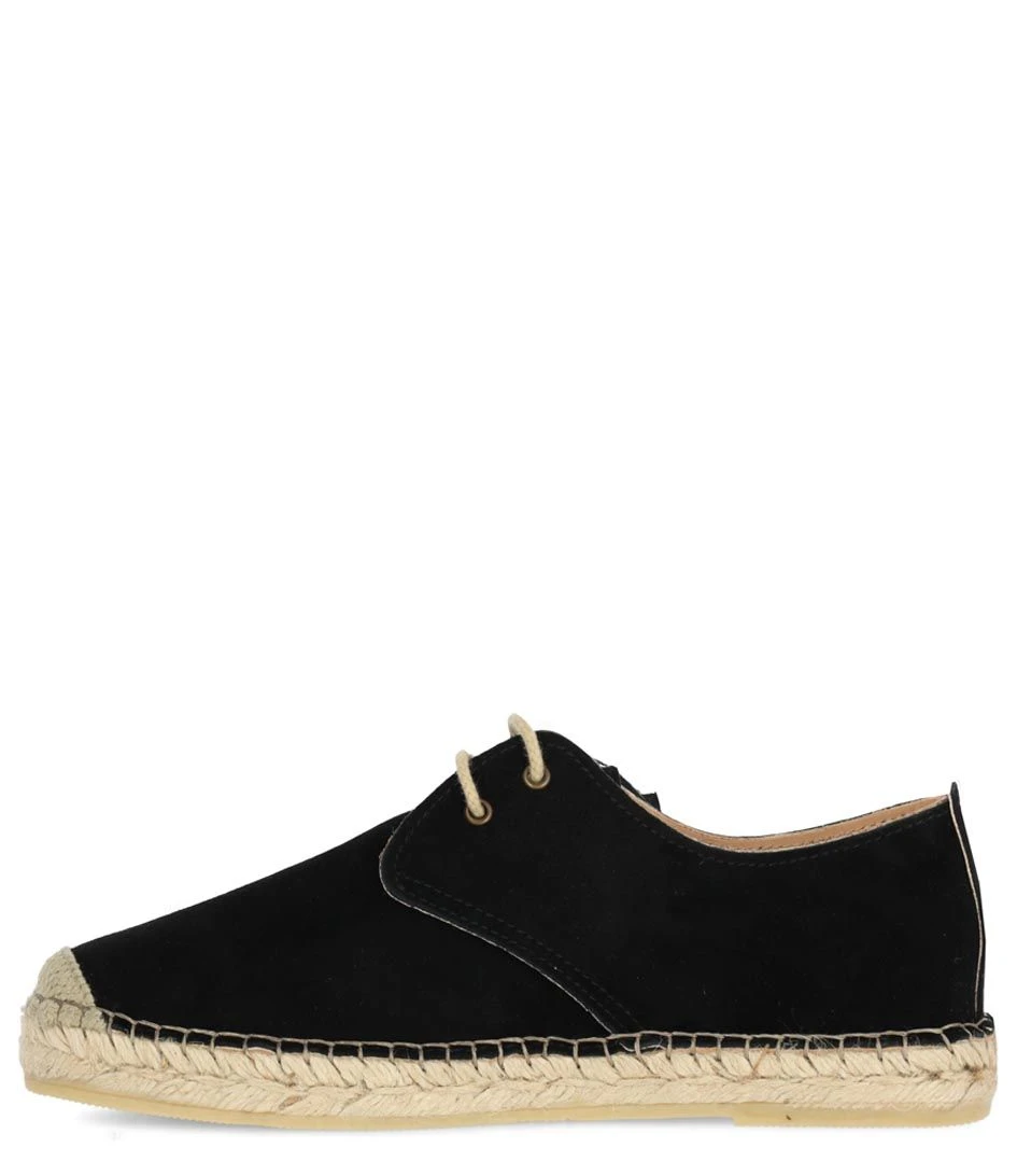 Fred De La Bretonière FRS0040 Espadrille Lace Up Luxury Suede Black 3 Fred De La Bretonière FRS0040 Espadrille Lace Up Luxury Suede Black – Image 3