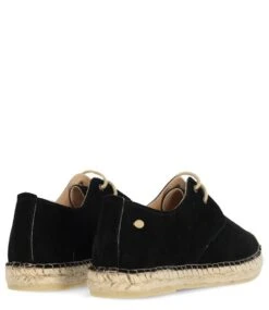 Fred De La Bretonière FRS0040 Espadrille Lace Up Luxury Suede Black 9 Fred De La Bretonière FRS0040 Espadrille Lace Up Luxury Suede Black -Chaussures Promotion Boutique 151010075 1000 4